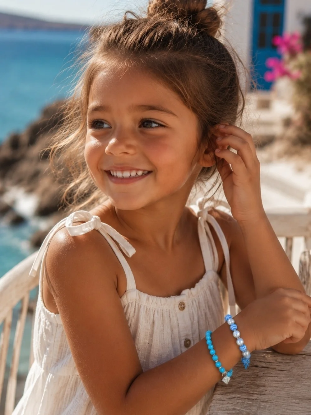 4/$15 Girls Bracelet Set * Diamond And Bows * Stackable, Stretchy, Easy To Wear